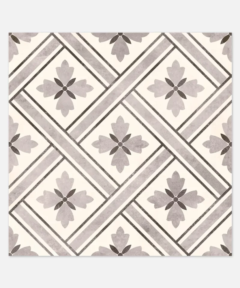 Mr jones heritage charoal tiles in 33x33cm, these tiles are made from porcelain.