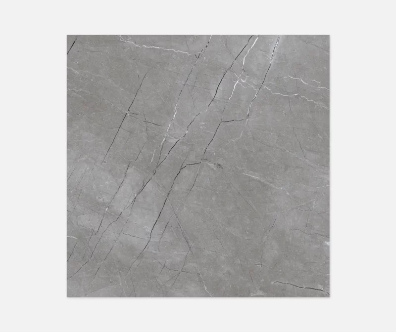 grey marble effect porcelain tile in 600x600mm