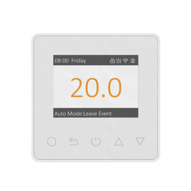 Amber Dt-two+ White Electric Underfloor Heating Thermostat