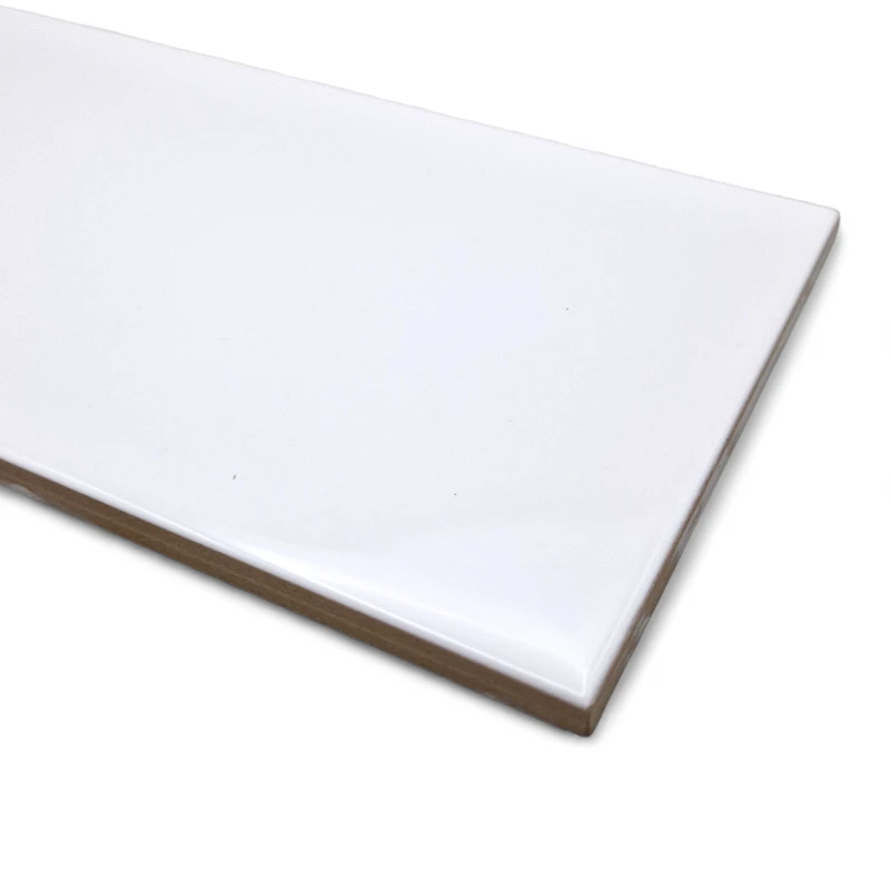 chatswoth flat gloss white ceramic wall tile in 100x200mm